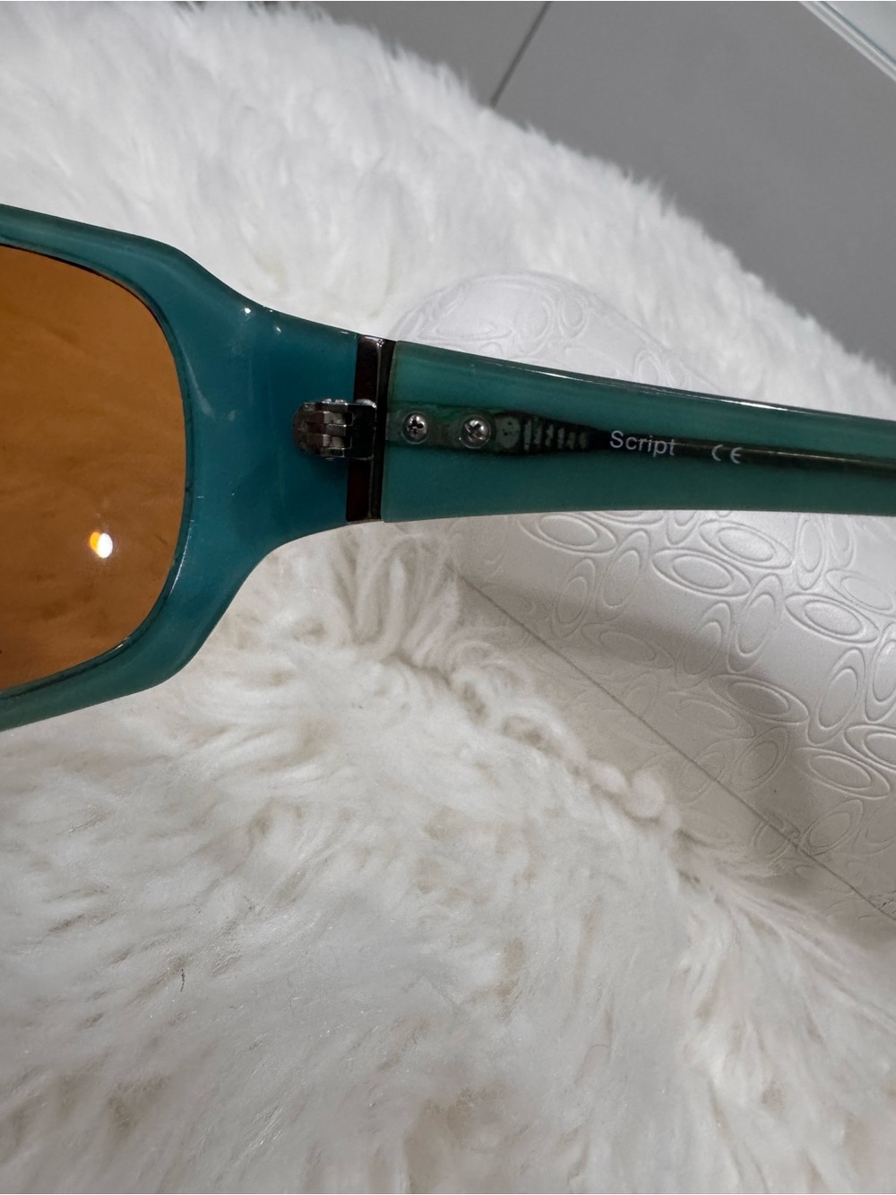 Vintage OAKLEY Disobey 05-321 57mm Brown Tortoise Oversized Wrap Sunglasses - Picture 5 of 7